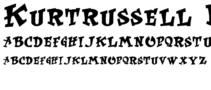 KurtRussell Regular font